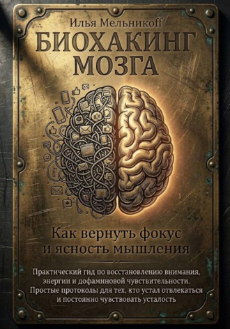 Обложка книги «Биохакинг мозга: Как вернуть фокус и ясность мышления»