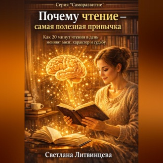Обложка книги «Почему чтение - самая лучшая привычка. Как 20 минут чтения в день меняют мозг, характер и судьбу.»
