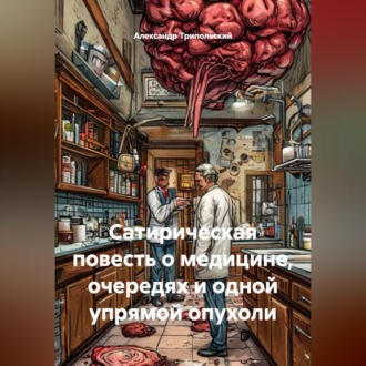Обложка книги «Сатирическая повесть о медицине, очередях и одной упрямой опухоли»