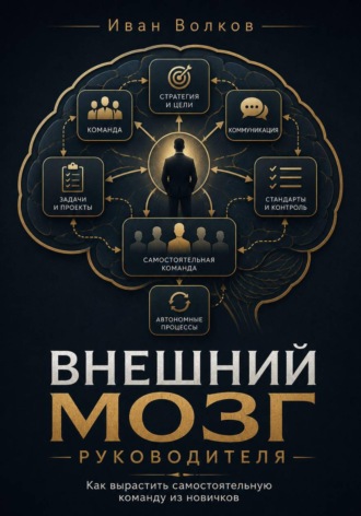 Обложка книги «Внешний мозг руководителя: как вырастить самостоятельную команду из новичков»