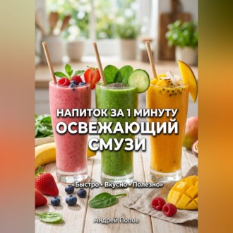 Обложка книги «Напиток за 1 минуту: освежающий смузи»