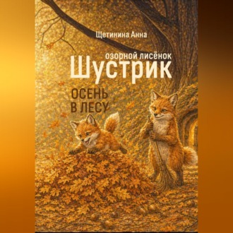 Обложка книги «Озорной лисёнок Шустрик. Осень в лесу»