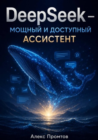 Обложка книги «DeepSeek — мощный и доступный ассистент»