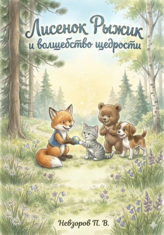 Обложка книги «Лисенок Рыжик и волшебство щедрости»