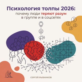 Обложка книги «Психология толпы 2026: почему люди теряют разум в группе и в соцсетях»