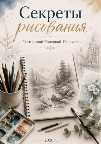Обложка книги «Секреты рисования c Екатериной Конецкой-Панькович»