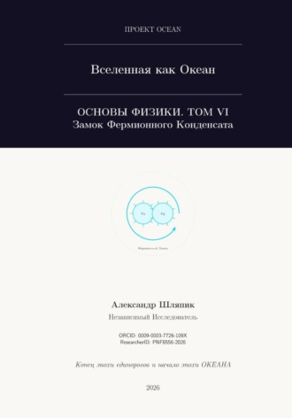 Обложка книги «ВСЕЛЕННАЯ КАК ОКЕАН. Часть VI: Замок Фермионного Конденсата»