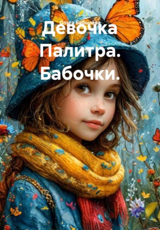 Обложка книги «Девочка Палитра. Бабочки»