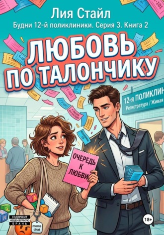 Обложка книги «Будни 12-й поликлиники. Серия 3. Книга 2. Любовь по талончику»