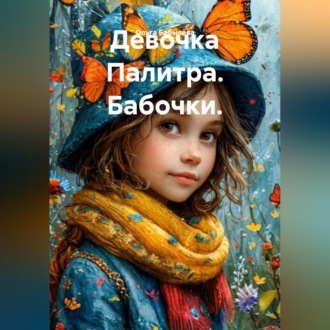 Обложка книги «Девочка Палитра. Бабочки.»