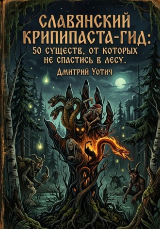 Обложка книги «Славянский крипипаста-гид: 50 существ, от которых не спастись в лесу»