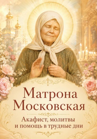 Обложка книги «Матрона Московская. Акафист, молитвы и помощь в трудные дни»