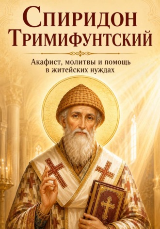 Обложка книги «Спиридон Тримифунтский. Акафист, молитвы и помощь в житейских нуждах»
