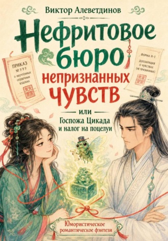 Обложка книги «Нефритовое бюро непризнанных чувств, или Госпожа Цикада и налог на поцелуи»