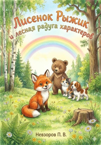 Обложка книги «Лисенок Рыжик и лесная радуга характеров»