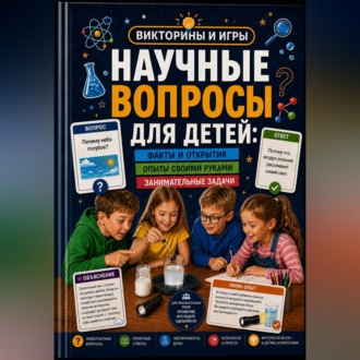 Обложка книги «Научные вопросы для детей: факты, объяснения и домашние мини-опыты»