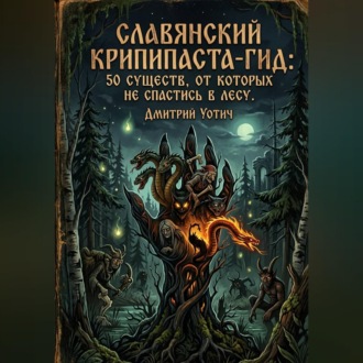 Обложка книги «Славянский крипипаста-гид: 50 существ, от которых не спастись в лесу»