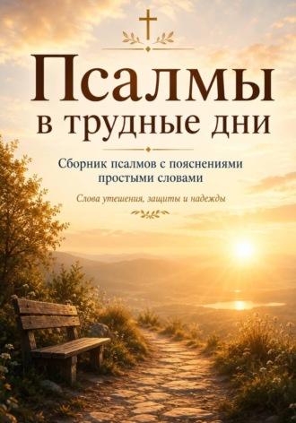 Обложка книги «Псалмы в трудные дни. Сборник псалмов с пояснениями простыми словами»