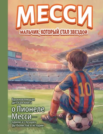 Обложка книги «Месси. Мальчик, который стал звездой. Вдохновляющая детская книга о Лионеле Месси – одном из лучших футболистов в истории»