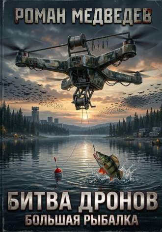 Обложка книги «Битва дронов. Большая рыбалка»