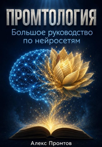 Обложка книги «Промтология. Большое руководство по нейросетям: от основ ИИ до готовых решений»