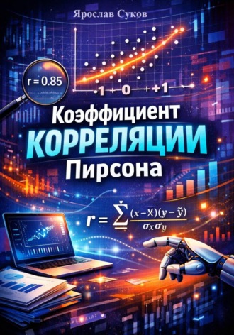 Обложка книги «Коэффициент корреляции Пирсона»