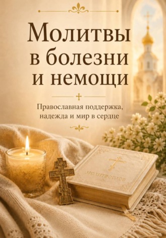 Обложка книги «Молитвы в болезни и немощи. Православная поддержка, надежда и мир в сердце»