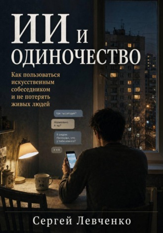 Обложка книги «ИИ и одиночество. Как пользоваться искусственным собеседником и не потерять живых людей»