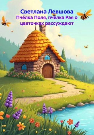Обложка книги «Пчёлка Поля, пчёлка Рая о цветочках рассуждают»