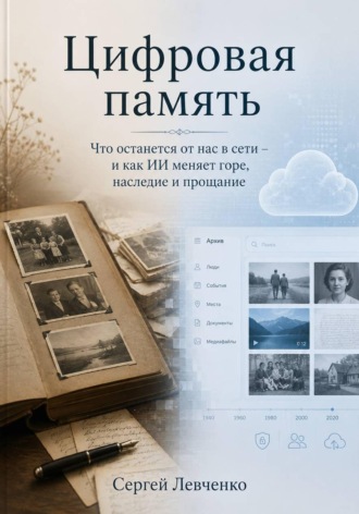 Обложка книги «Цифровая память. Что останется от нас в сети, и как ИИ меняет горе, наследие и прощание»