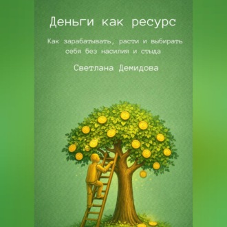 Обложка книги «Деньги как ресурс. Как зарабатывать, расти и выбирать себя без насилия и стыда»