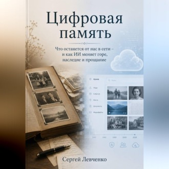 Обложка книги «Цифровая память. Что останется от нас в сети, и как ИИ меняет горе, наследие и прощание»