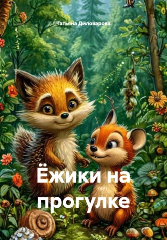 Обложка книги «Ёжики на прогулке»