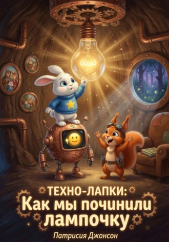 Обложка книги «Техно-лапки: как мы починили лампочку»