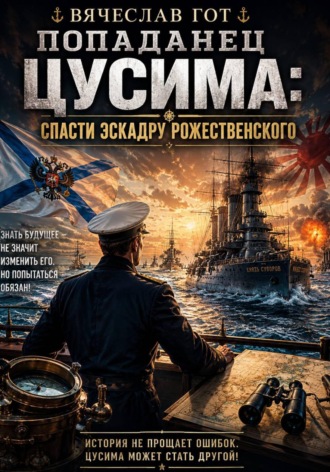 Обложка книги «Попаданец. Цусима: Спасти эскадру Рожественского»