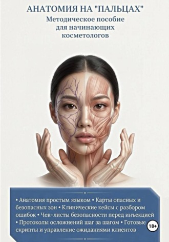 Обложка книги «АНАТОМИЯ НА "ПАЛЬЦАХ" Методическое пособие для начинающих косметологов»