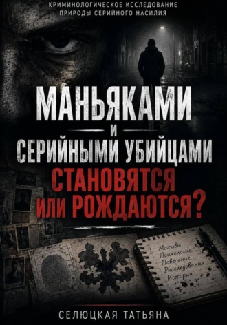 Обложка книги «Маньяками и серийными убийцами становятся или рождаются?»