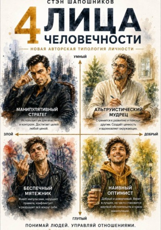 Обложка книги «Четыре лица человечности. Путеводитель по типажам характеров»