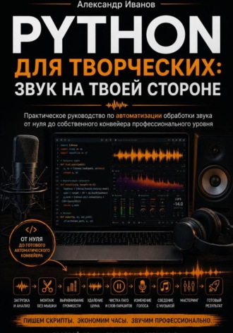 Обложка книги «Python для творческих. Звук на твоей стороне.»