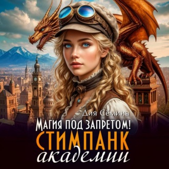 Обложка книги «Магия под запретом в Академии стимпанк»