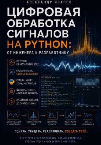 Обложка книги «Цифровая обработка сигналов на Python. От инженера к разработчику.»