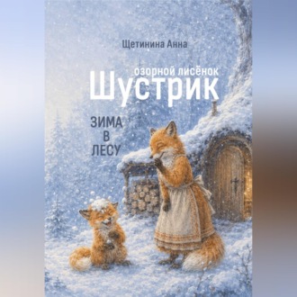 Обложка книги «Озорной лисёнок Шустрик. Зима в лесу»