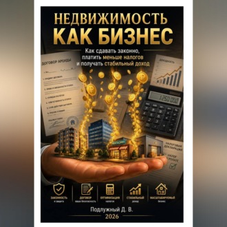 Обложка книги «Недвижимость как бизнес. Как сдавать законно, платить меньше налогов и получать стабильный доход»