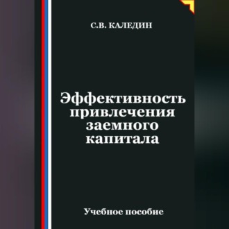 Обложка книги «Эффективность привлечения заемного капитала»