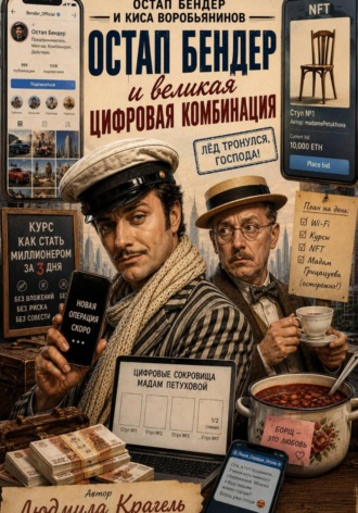 Обложка книги «Остап Бендер и великая цифровая комбинация»