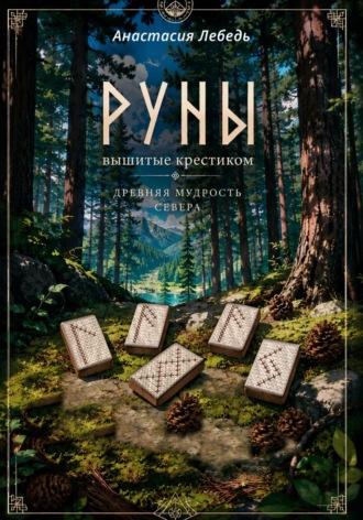 Обложка книги «Руны вышитые крестиком. Древняя мудрость Севера»