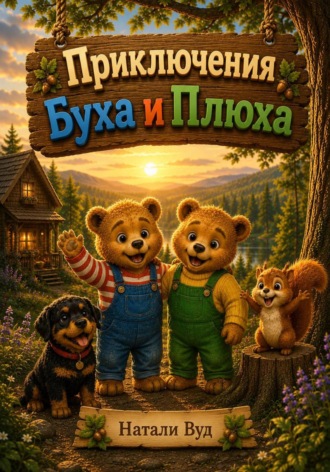 Обложка книги «Приключения Буха и Плюха»