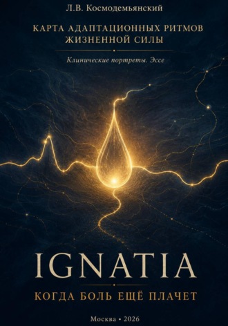 Обложка книги «КАРТА АДАПТАЦИОННЫХ РИТМОВ ЖИЗНЕННОЙ СИЛЫ. IGNATIA. Когда боль ещё плачет. Клинические портреты. Эссе»