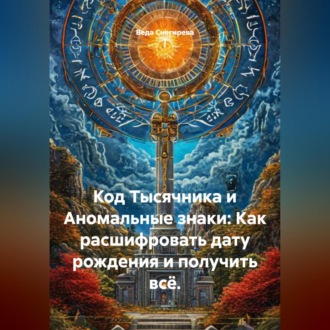 Обложка книги «Код Тысячника и Аномальные знаки: Как расшифровать дату рождения и получить всё.»