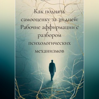 Обложка книги «Как поднять самооценку за 30 дней: Рабочие аффирмации с разбором психологических механизмов»